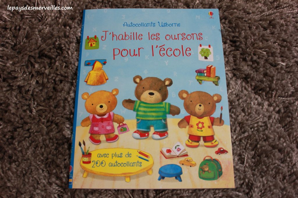 J'habille les oursons pour l'école - Editions Usborne (1)