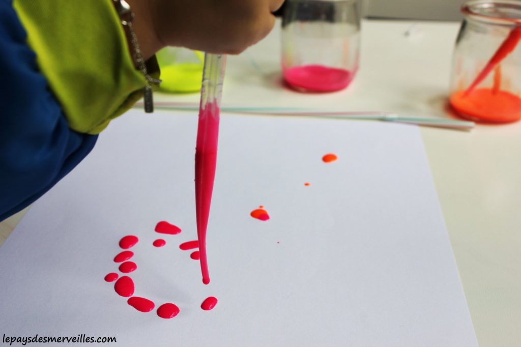 activité peinture pipette et paille (7)