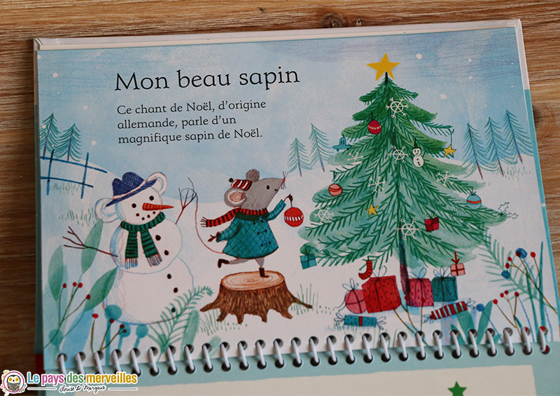 illustration livre piano noel