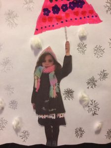 activite photo enfant parapluie