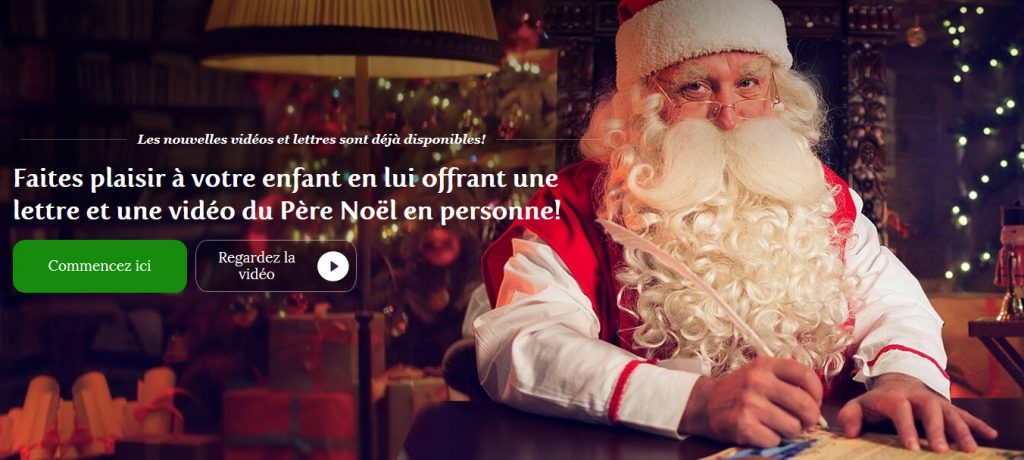 video personnalisee pere noel