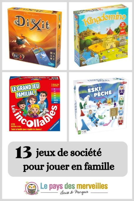 13 idées de jeux de société pour jouer en famille