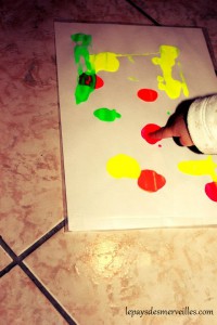 bebe n'aime pas la peinture