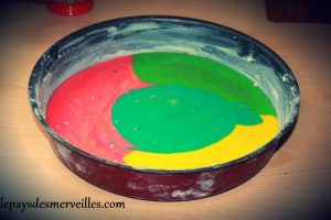 gateau au yaourt arc en ciel (7)