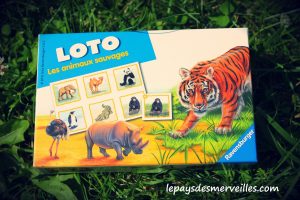 loto les animaux sauvages
