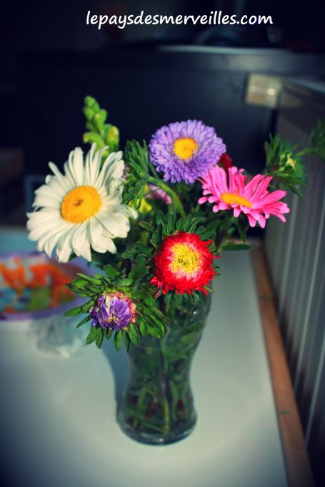 bouquet de fleurs coloré