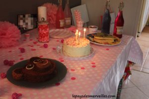 table anniversaire 2 ans fille