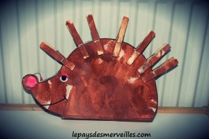 Herisson pinces a linge - bricolage enfant (7)