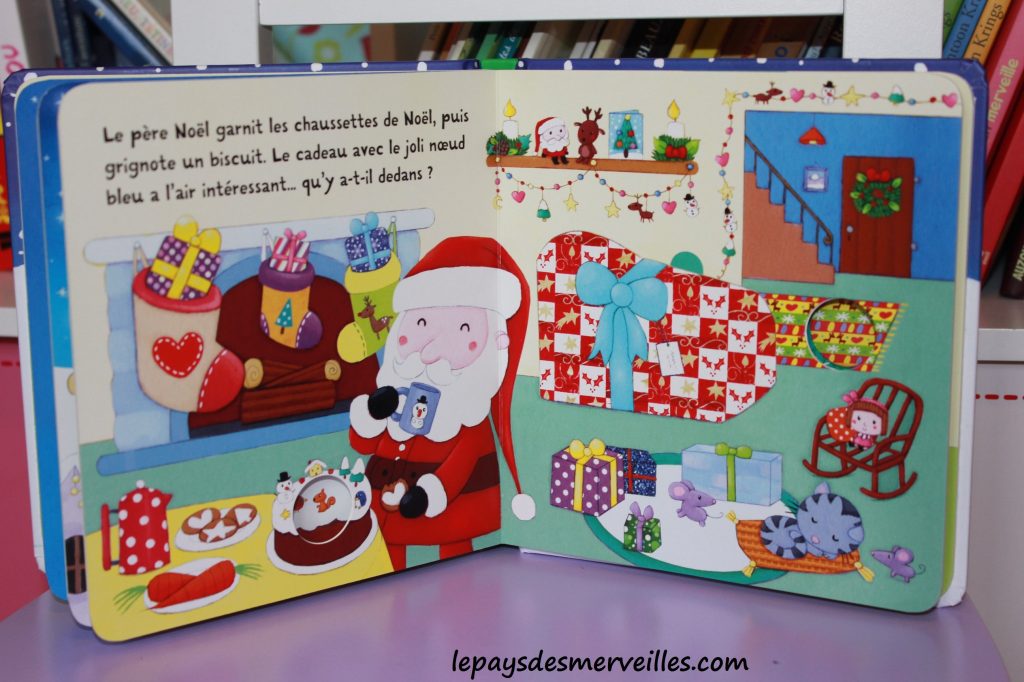 Les cadeaux du père noel avec rabats - livres de Noel usborne (1)