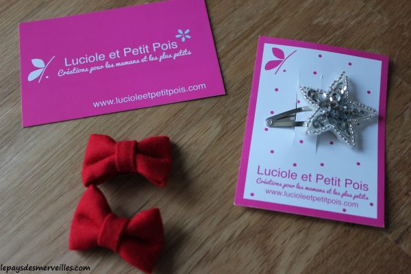 Luciole et petit pois barrettes