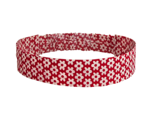 Bandeau rouge à fleurs Luciole et petit pois