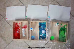 Activité sur les couleurs - Tri, collage et peinture (5)