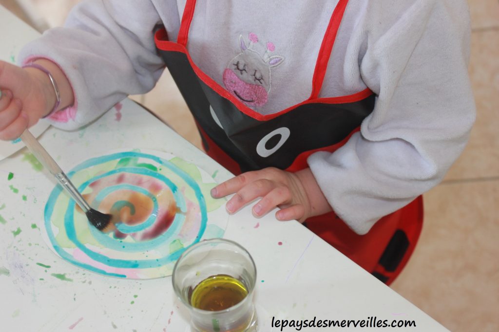 Guirlande de paques - Liquide à masquer et encre - activité pour paques (11)