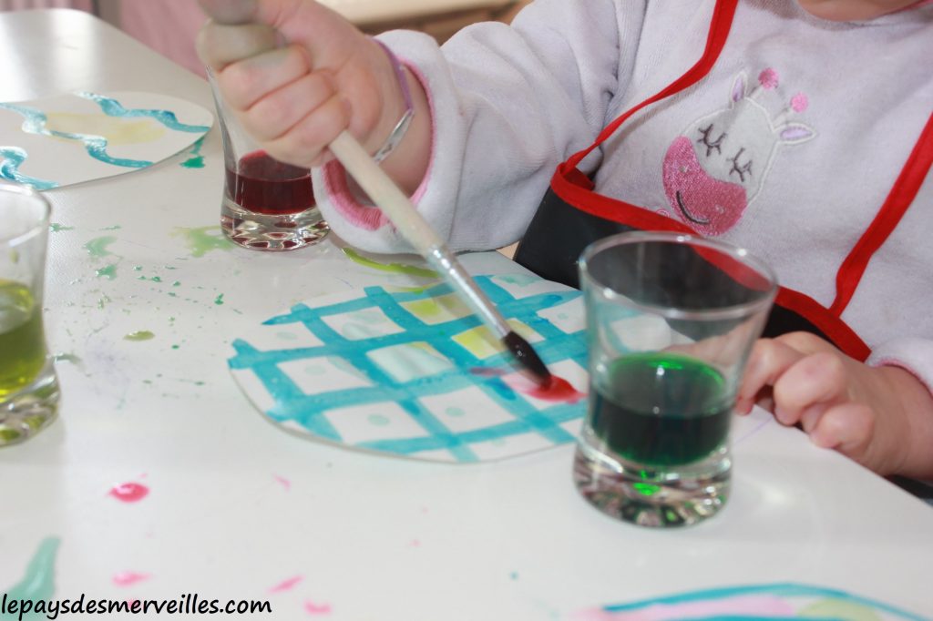 Guirlande de paques - Liquide à masquer et encre - activité pour paques (8)