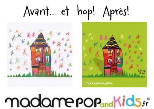 avant après Madame Pop and kids (3)