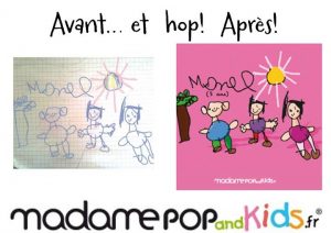 avant après Madame Pop and kids (4)