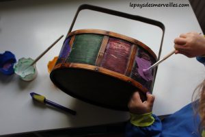 Bricolage panier de paques peinture (1)