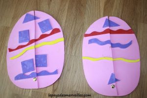 oeuf de Paques articulé avec poussin - bricolage Paques (6)