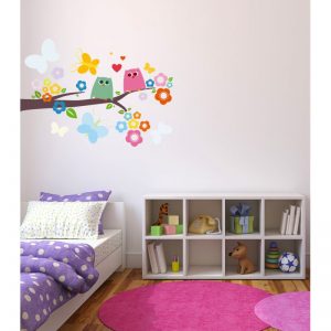 stickers chouette pour fille