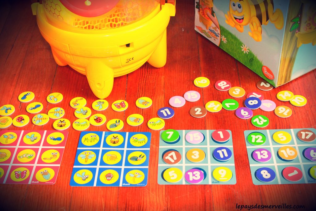 Abeille en folie - Jeu loto revisité - ouaps