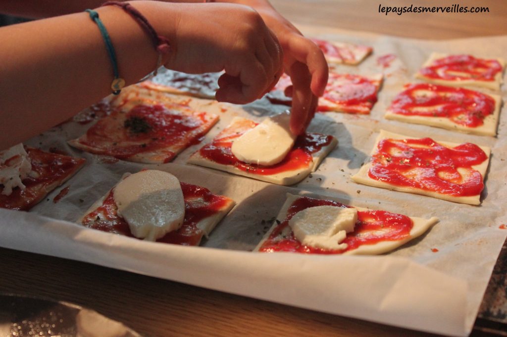 Graine de cuistot - Recette mini pizza (1)