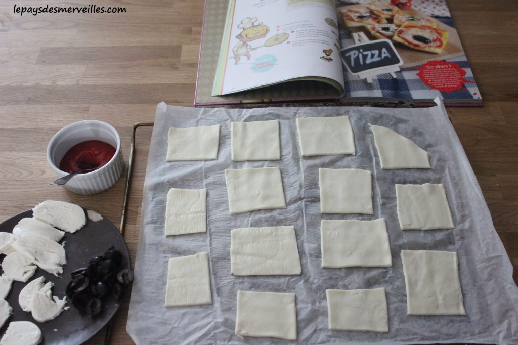 Graine de cuistot - Recette mini pizza (2)