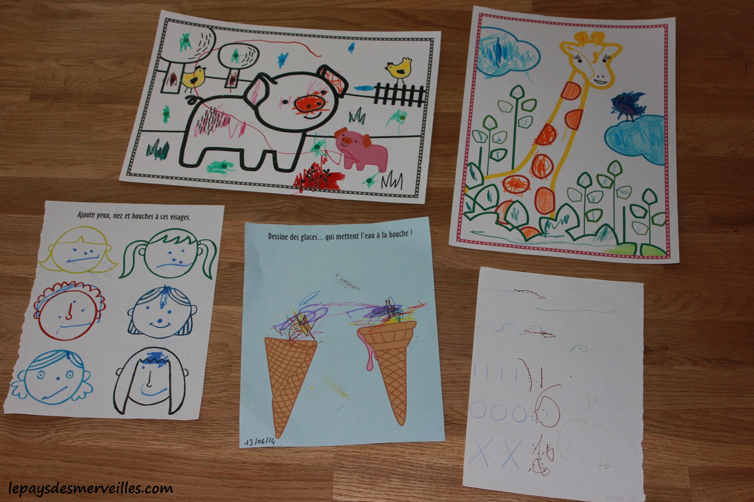 dessin et coloriage enfant 2 ans et demi