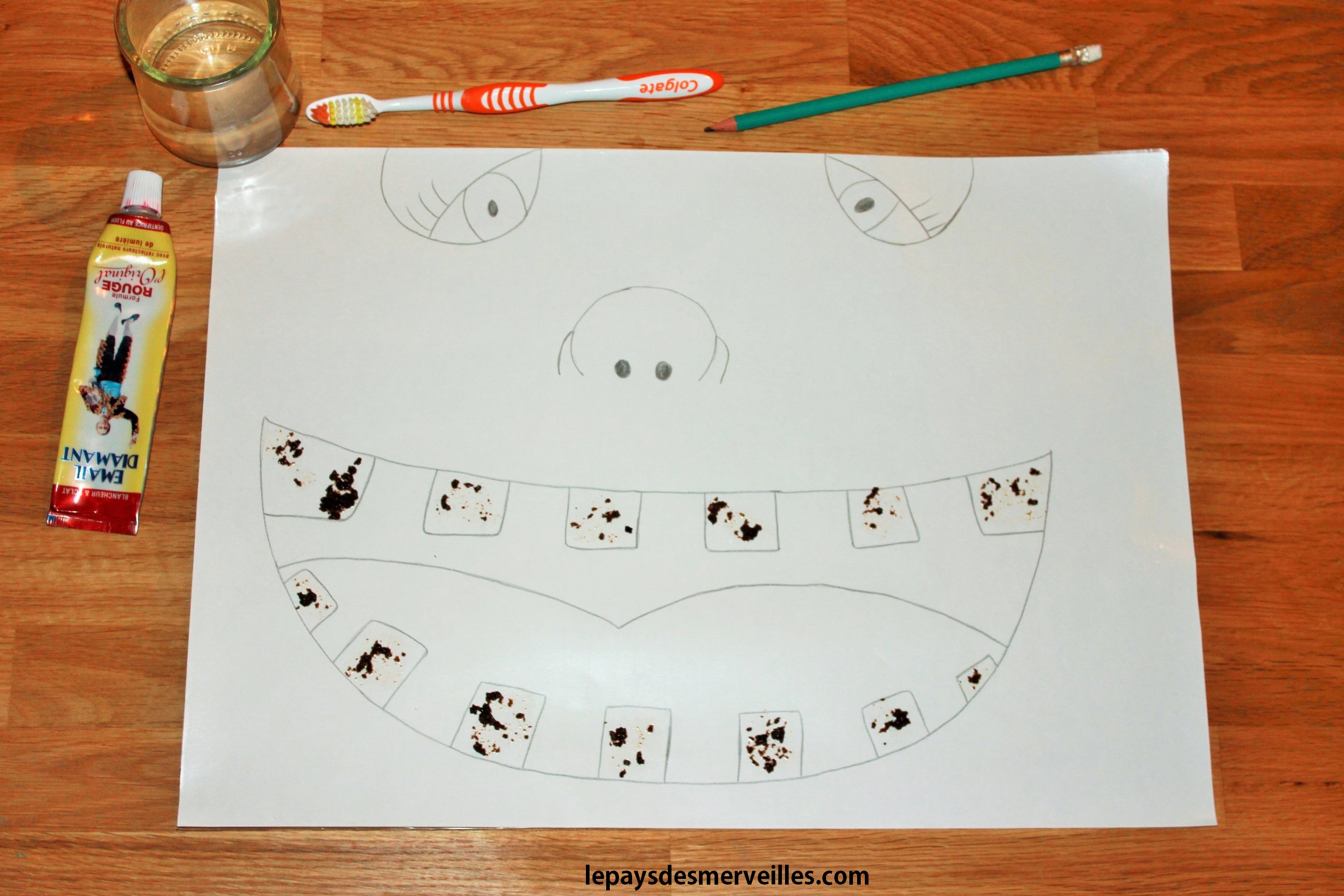 °°DIY Hygi¨ne dentaire un jeu pour apprendre   se brosser les dents°°