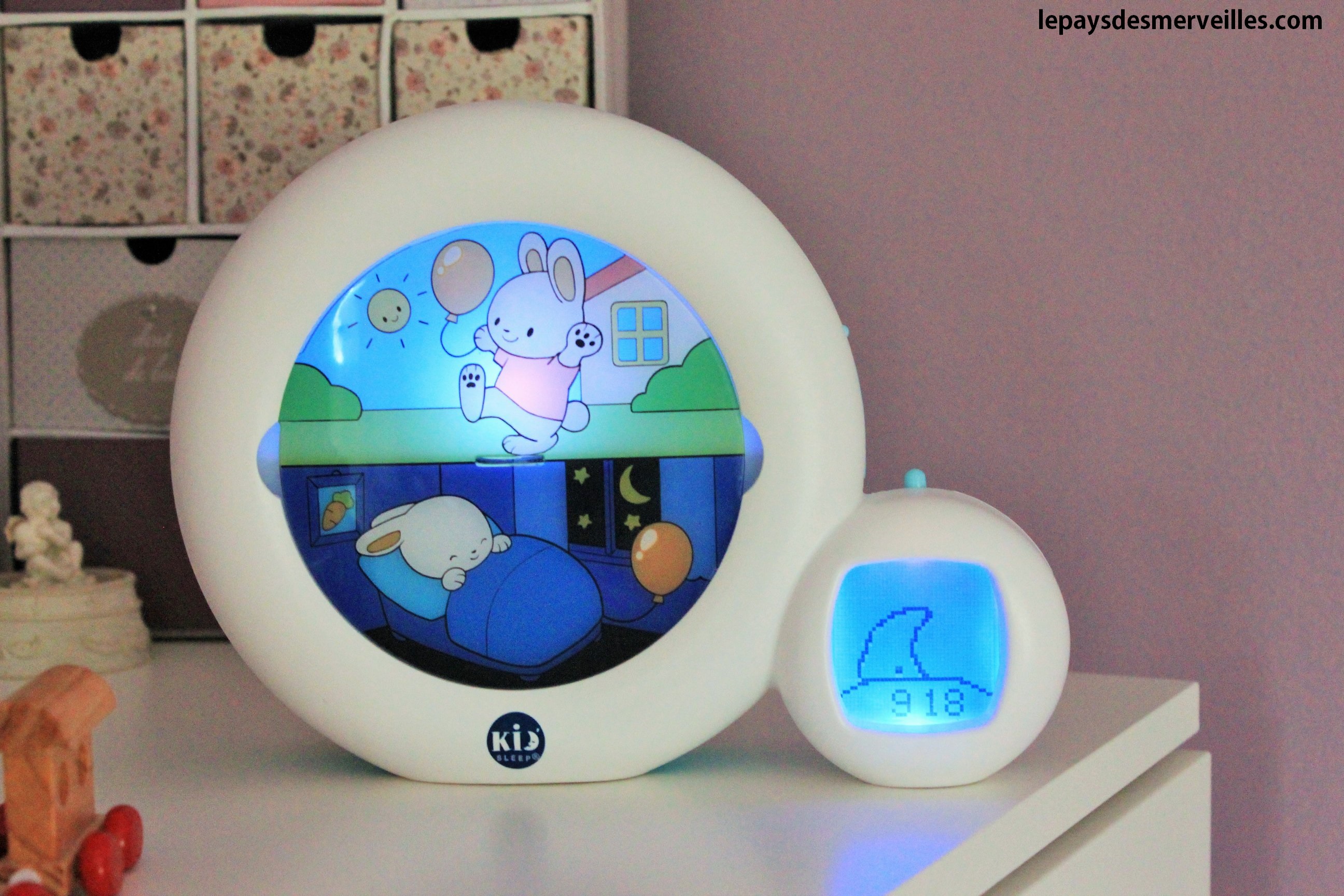 Kid'sleep moon : le réveil qui indique quand se lever