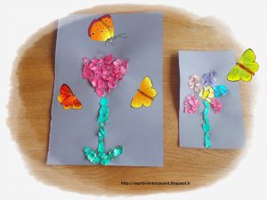 activité manuelle fleurs