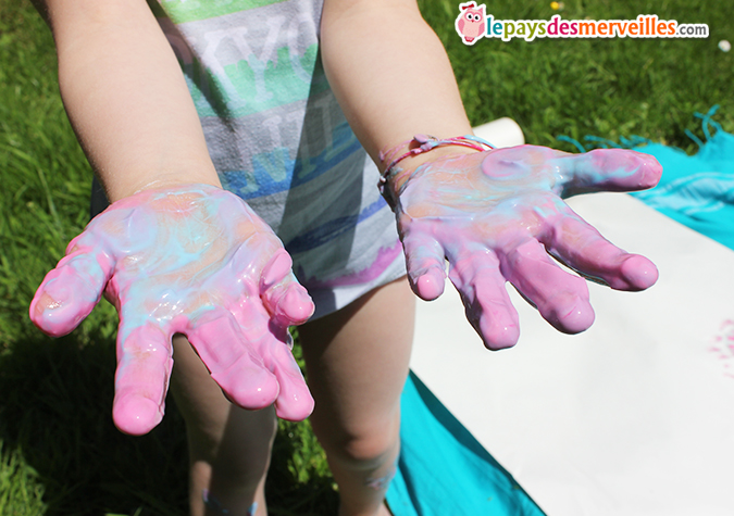 activité peinture comestible