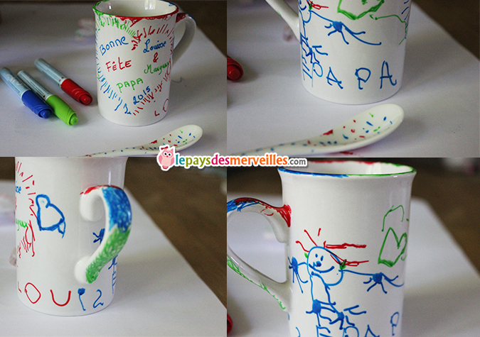 cadeau fête des pères tasse