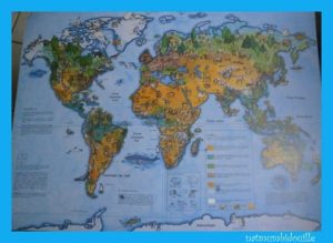 cherche et trouve carte du monde