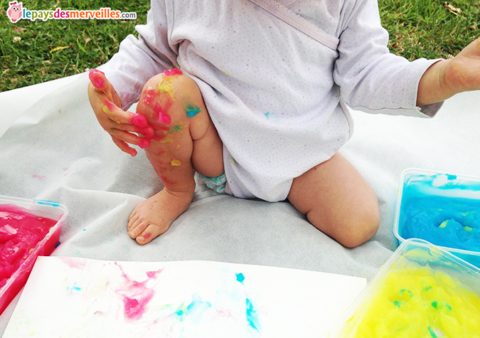 recette peinture maison bébé