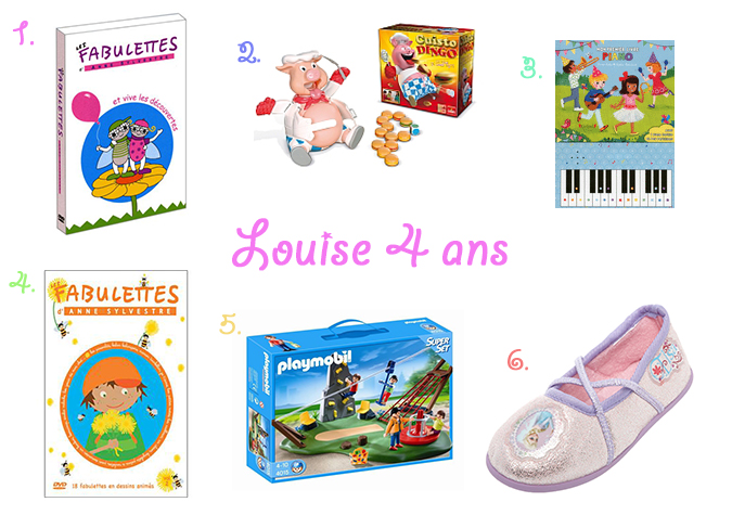 Des idées cadeaux pour les 4 ans de Louise - Le pays des merveilles