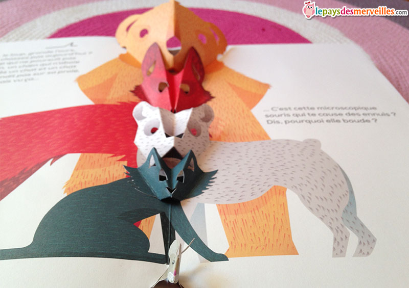 livre pop-up illustrations 3D