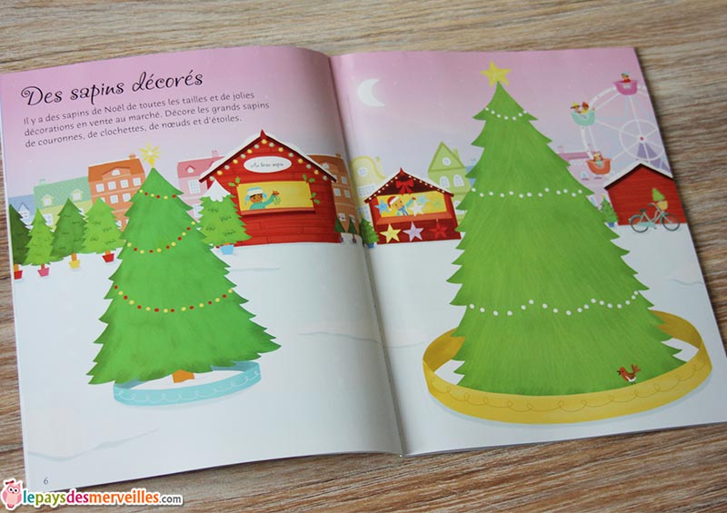 Autocollants Usborne Le marché de Noel (2)