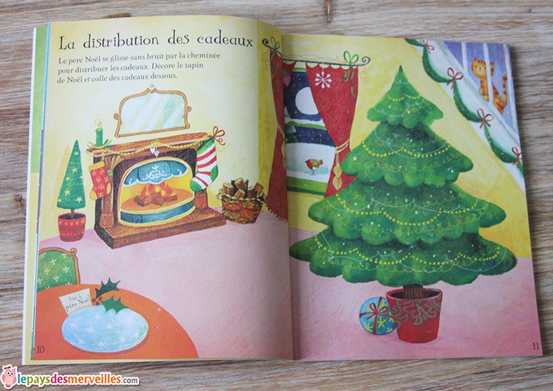 Coloriages et autocollants le pere noel usborne (3)