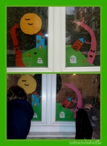 bricolage fenetre halloween