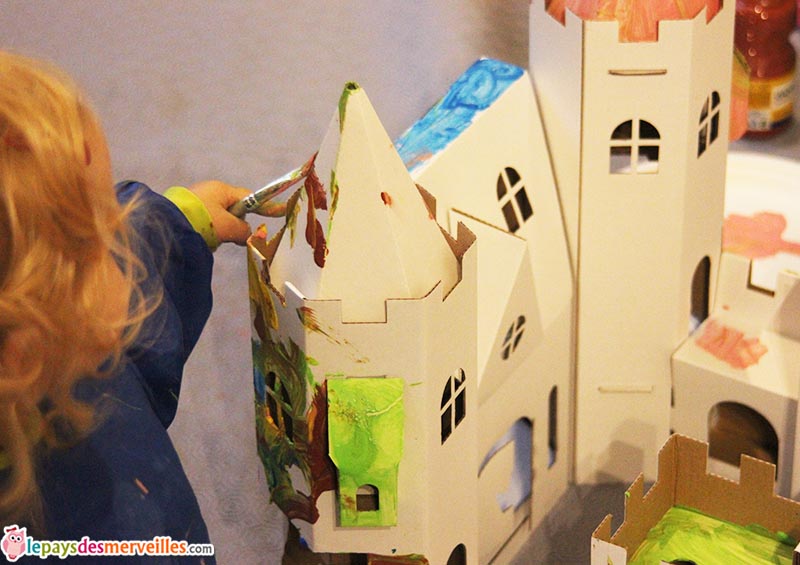 chateau en carton à customiser CALAFANT (10)