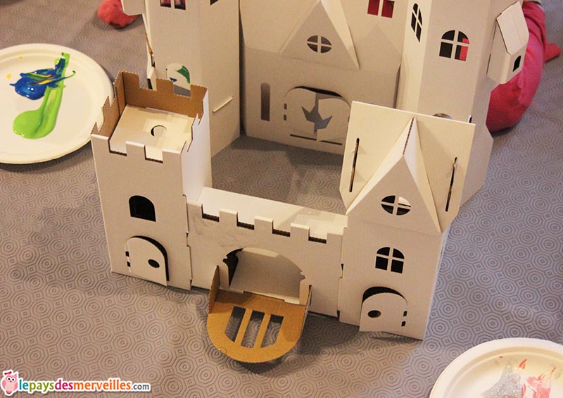 chateau en carton à customiser CALAFANT (7)