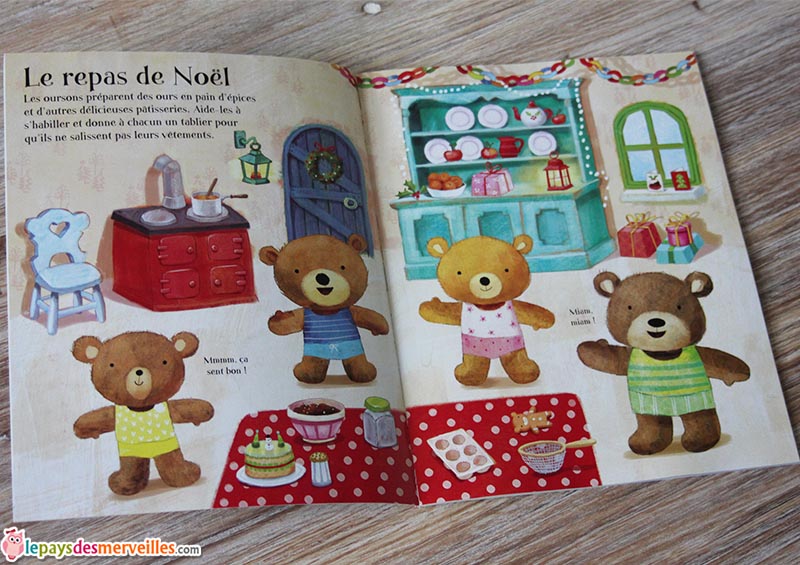 j'habille les oursons pour Noel Usborne (2)