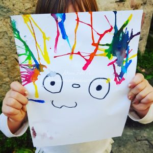 peinture à la paille monstre