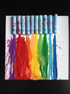 tableau pastels fondues