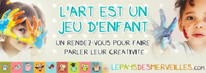 image pour le rendez-vous créatif "l'art est un jeu d'enfant"