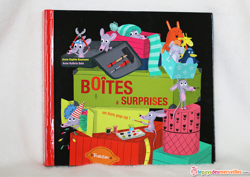 Boites à surprises livre popup Tourbillon