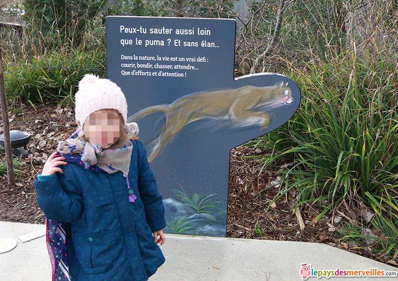 panneau éducatif pour les enfants au zoo de Vincennes