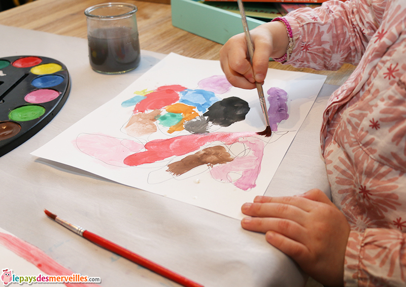 dessin facile peinture