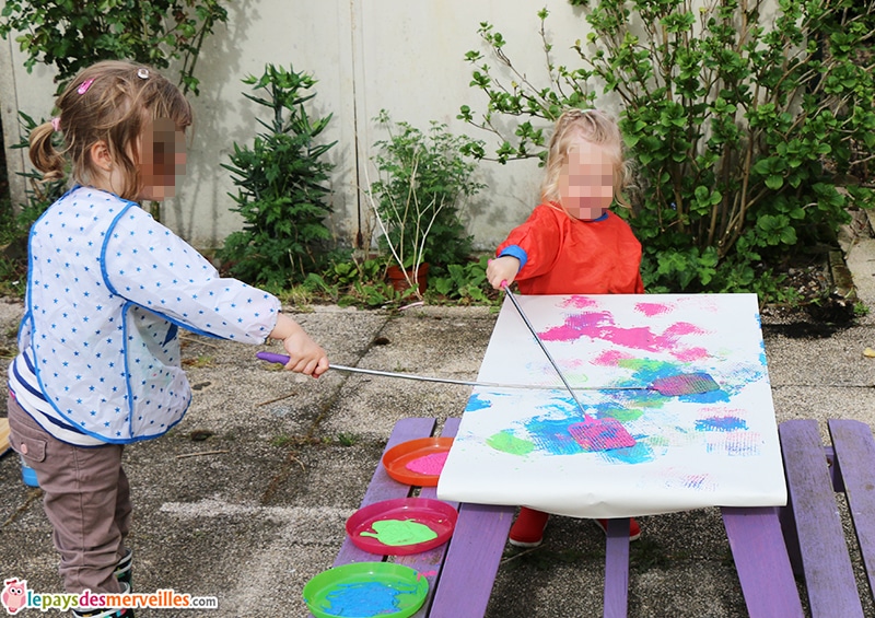 peinture exterieure activite enfant