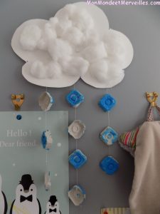 mobile nuage DIY